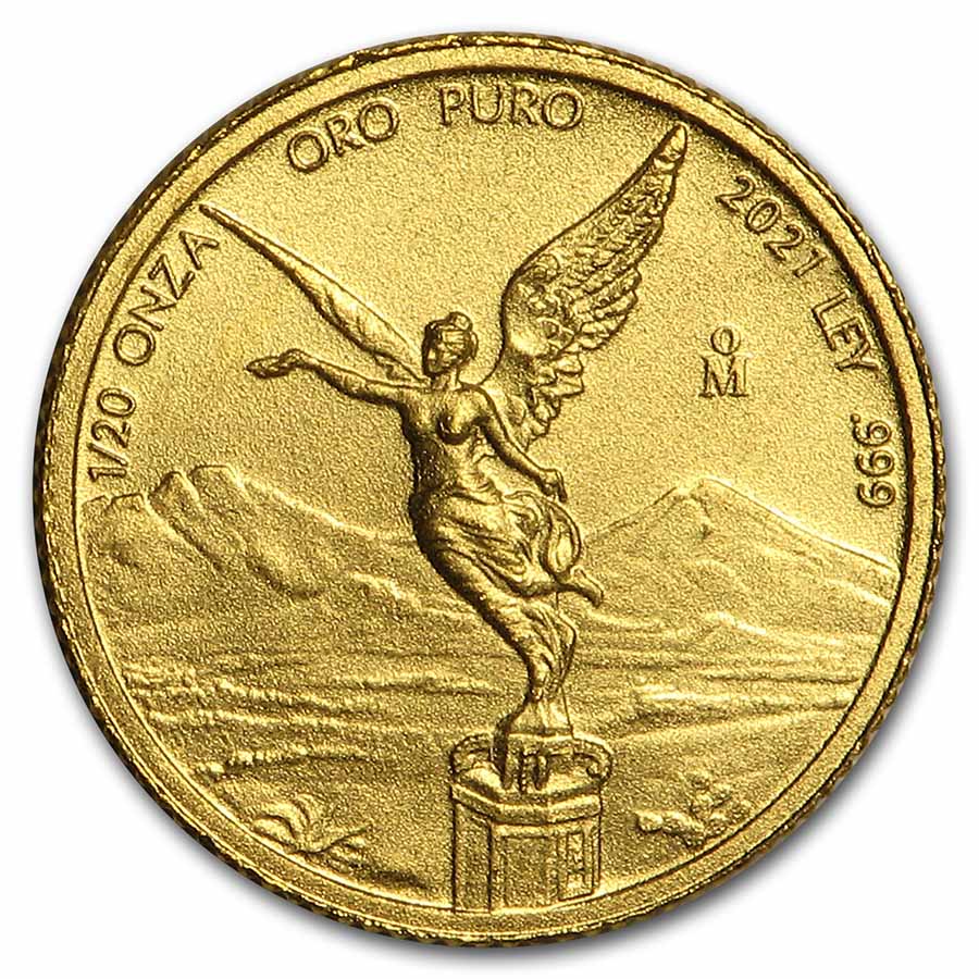 Buy 2021 Mexico 1/20 oz Gold Libertad BU - Click Image to Close