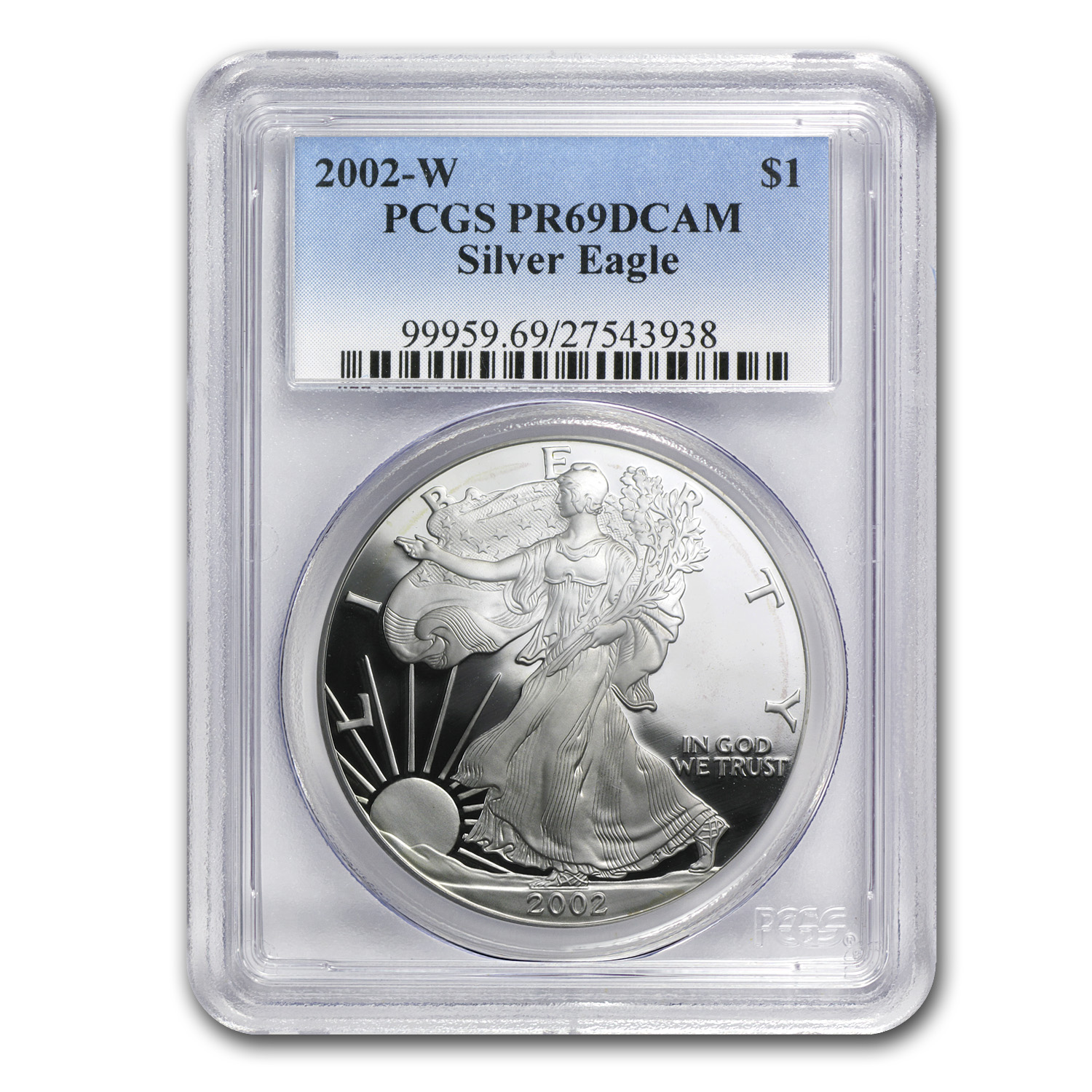 Buy 2002-W Proof American Silver Eagle PR-69 PCGS - Click Image to Close