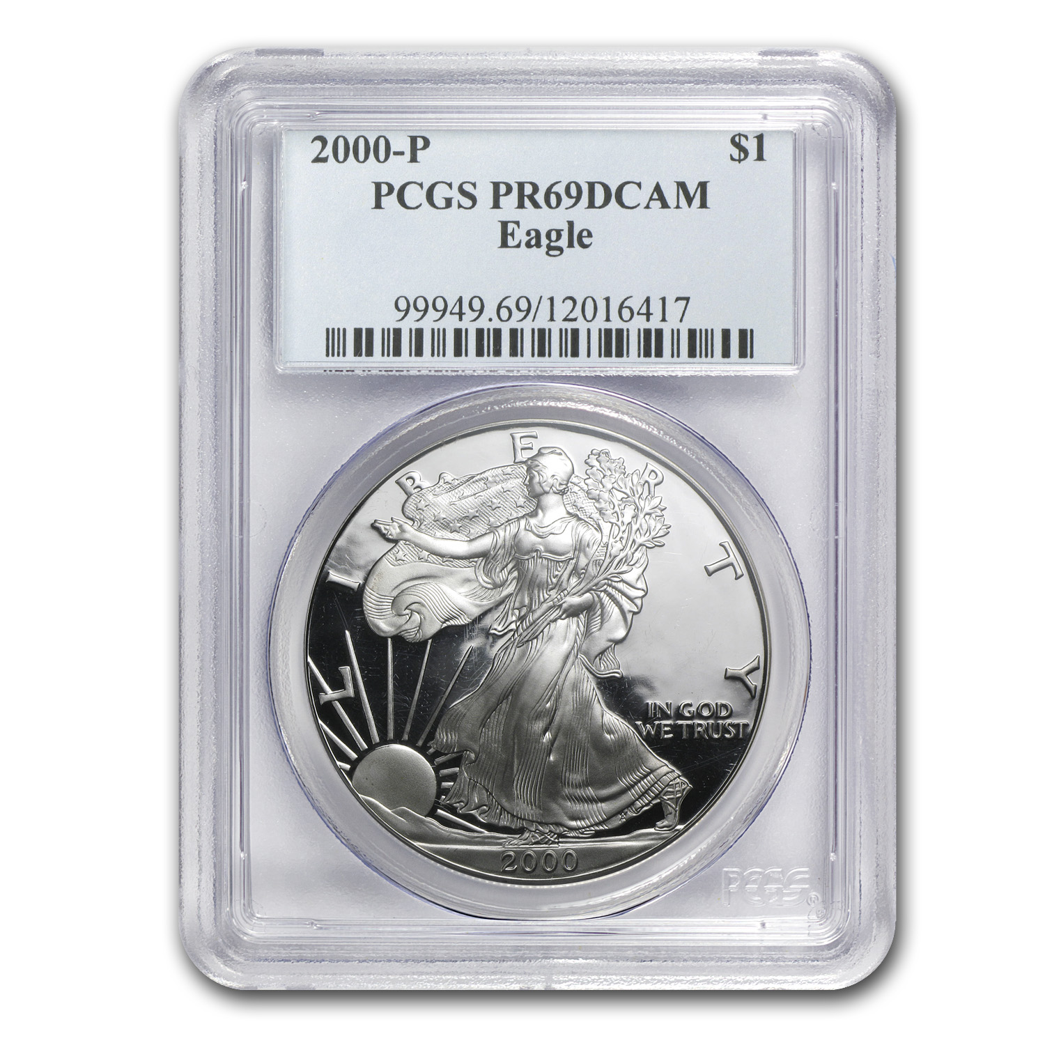 Buy 2000-P Proof American Silver Eagle PR-69 PCGS - Click Image to Close