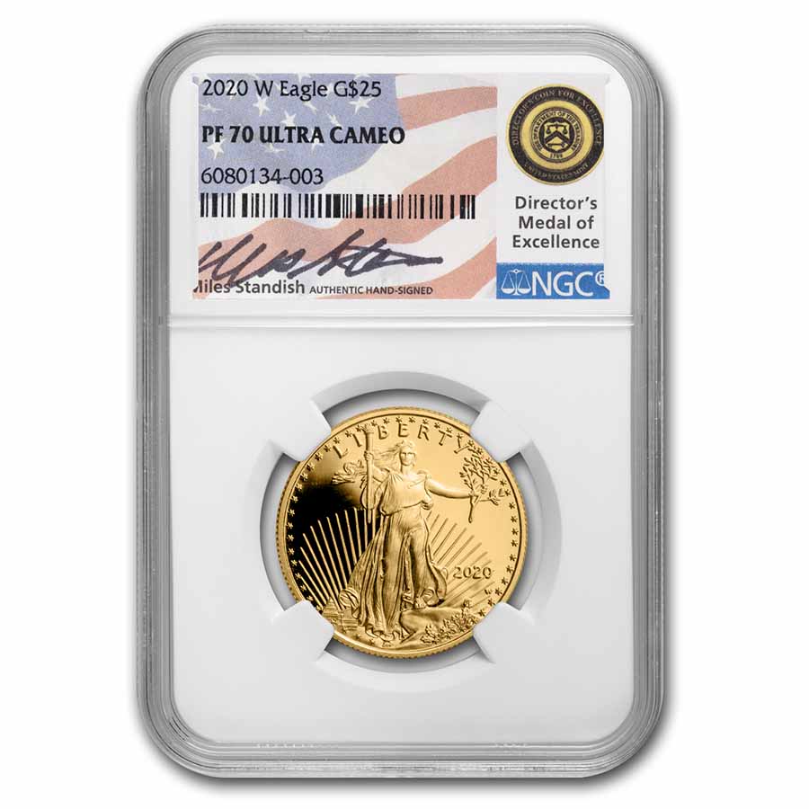 Buy 1/2 oz Proof Gold Eagle PF-70 NGC (Random Year/Signature) - Click Image to Close