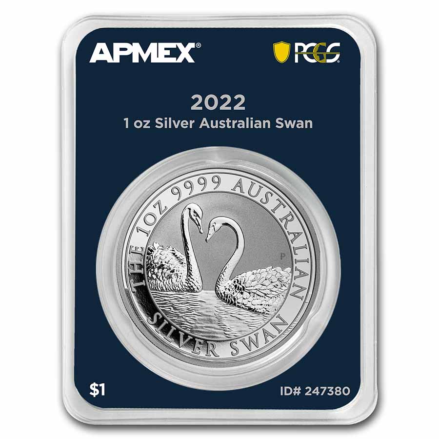 Buy 2022 Australia 1 oz Silver Swan (MD? Premier Single + PCGS FS?) - Click Image to Close