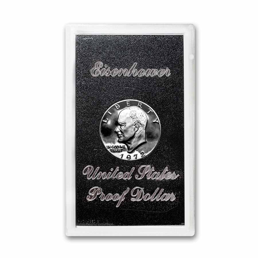 1972-S 40% Silver Eisenhower Dollar Proof (OGP) - Click Image to Close