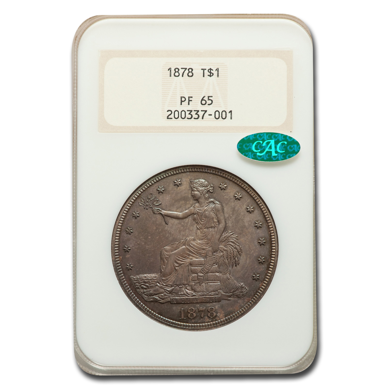 Buy 1878 Trade Dollar PF-65 NGC CAC
