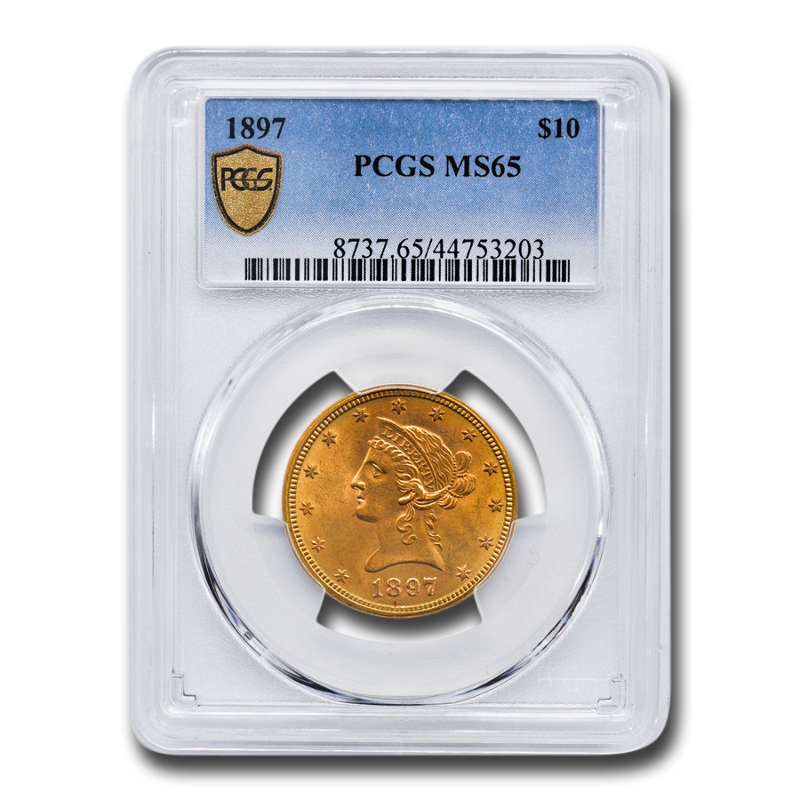 Buy 1897 $10 Liberty Gold Eagle MS-65 PCGS - Click Image to Close