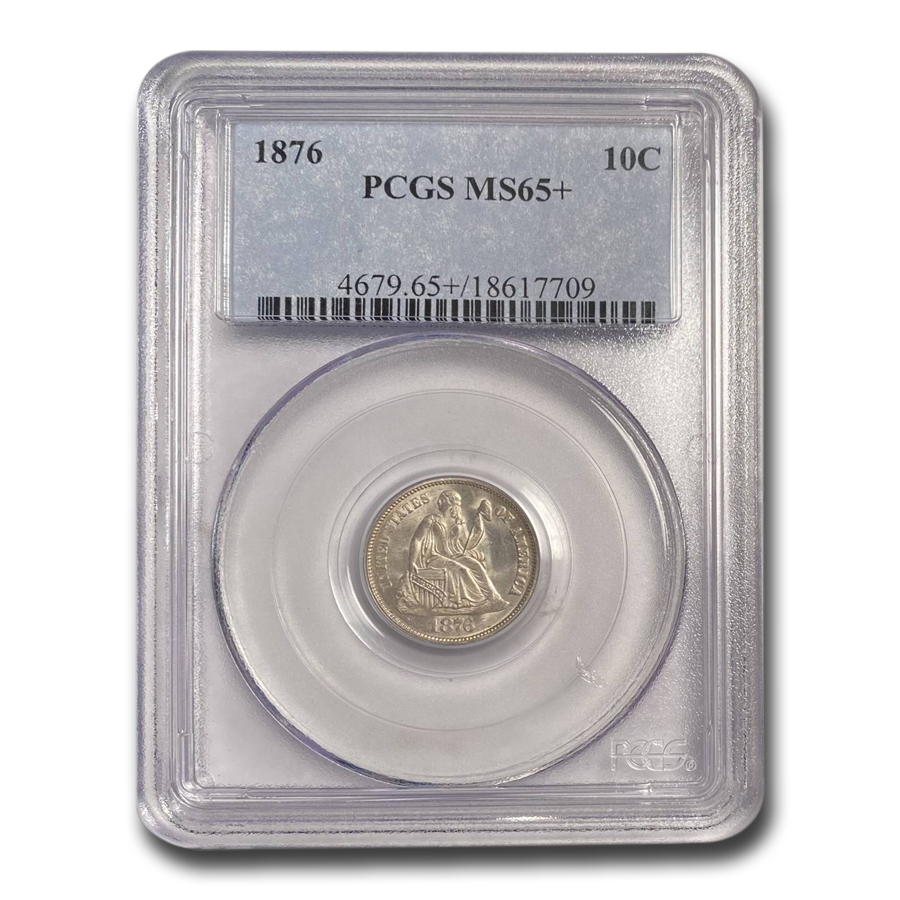 Buy 1876 Liberty Seated Dime MS-65+ PCGS - Click Image to Close