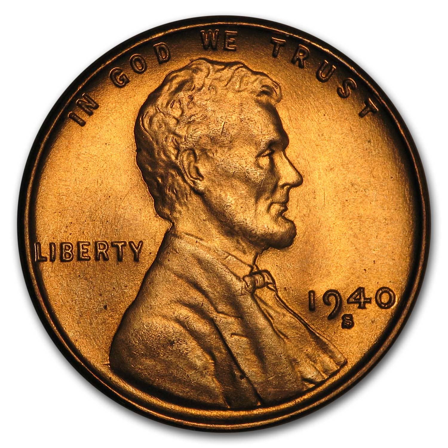 Buy 1940-S Lincoln Cent BU (Red)