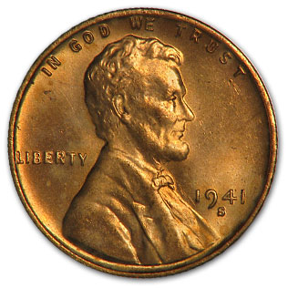 Buy 1941-S Lincoln Cent BU (Red) - Click Image to Close