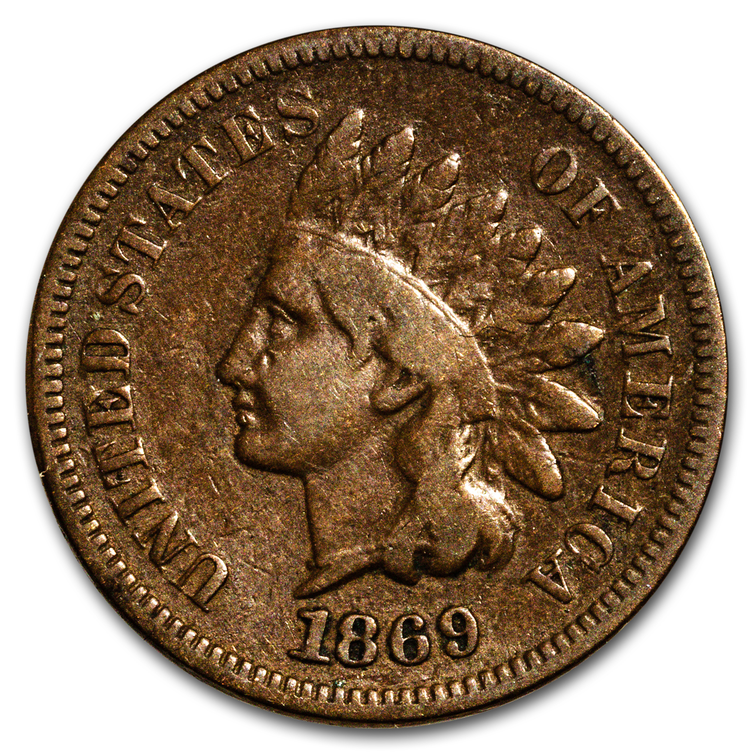 Buy 1869 Indian Head Cent VG - Click Image to Close