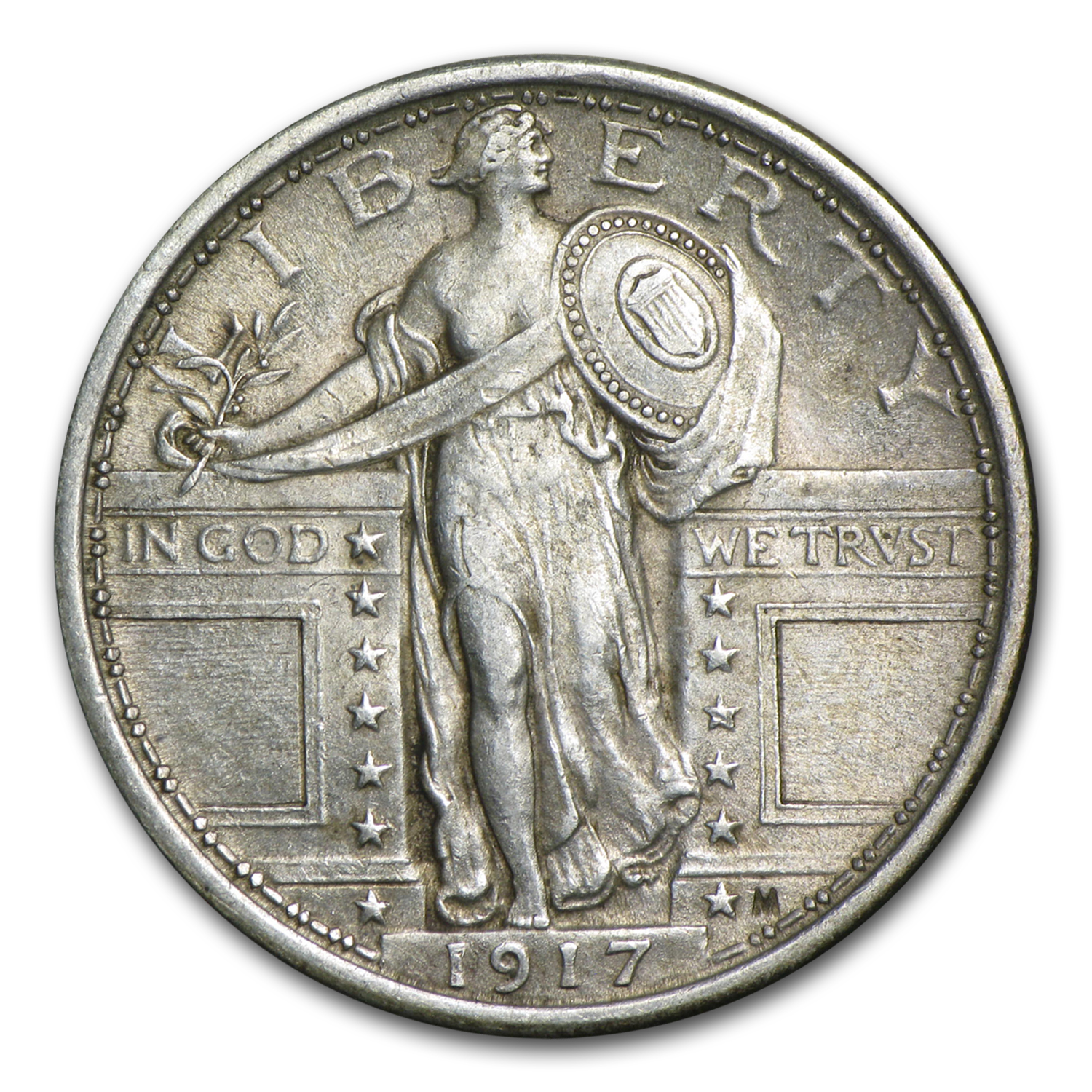 Buy 1917 Standing Liberty Quarter Type I AU - Click Image to Close