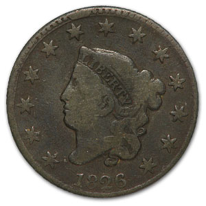 Buy 1826 Large Cent VG - Click Image to Close
