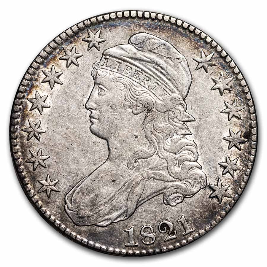 Buy 1821 Bust Half Dollar XF - Click Image to Close