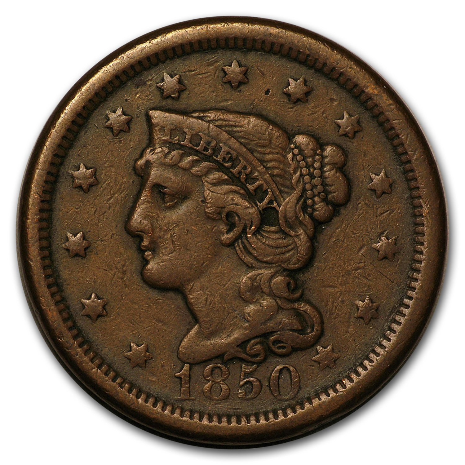 Buy 1850 Large Cent VF