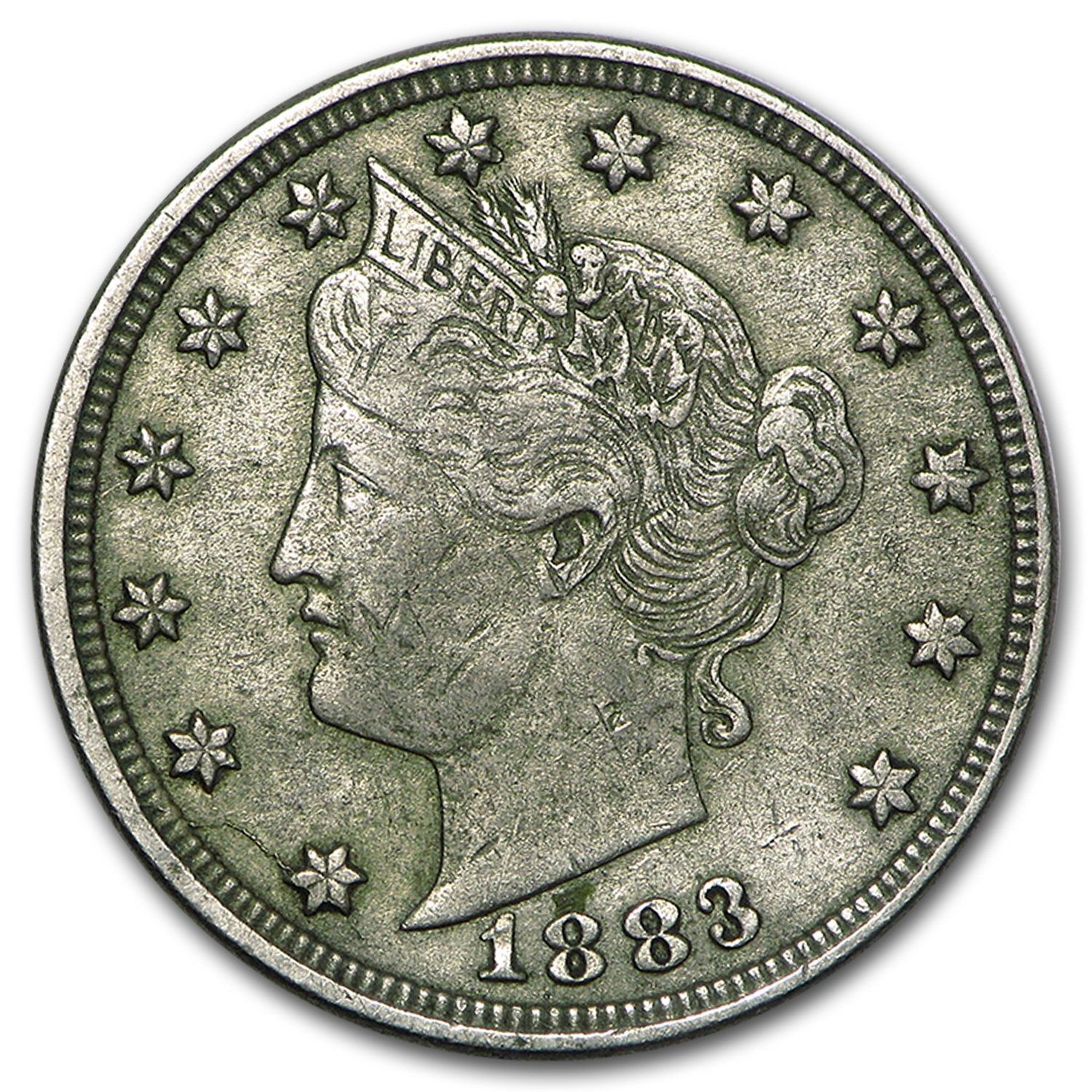 Buy 1883 Liberty Head V Nickel w/Cents VF - Click Image to Close