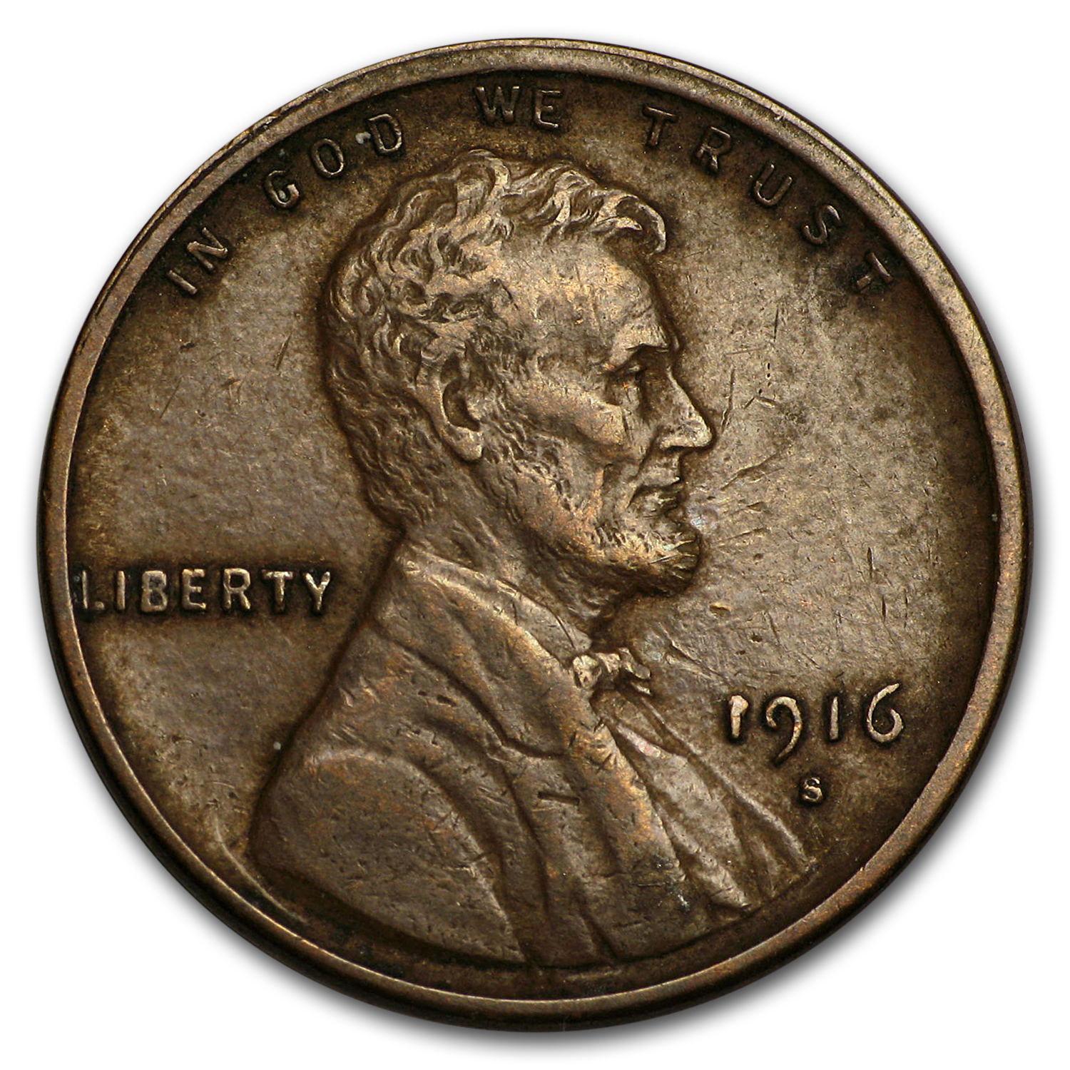 Buy 1916-S Lincoln Cent XF