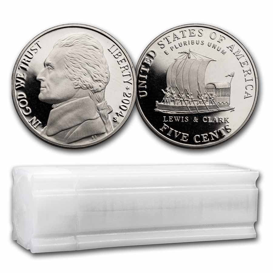 Buy 2004-S Keelboat Nickel Roll 40-Coin Roll Proof