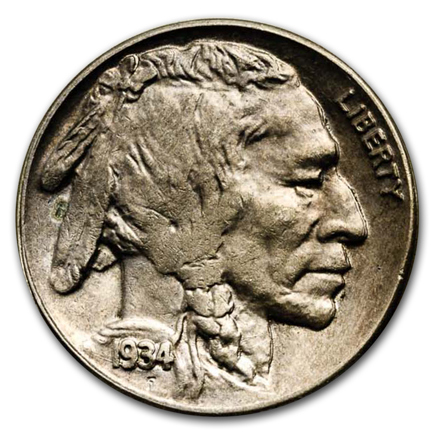 Buy 1934-D Buffalo Nickel BU - Click Image to Close