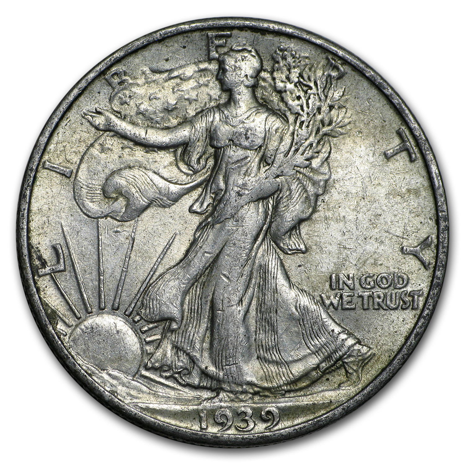 Buy 1939-S Walking Liberty Half Dollar AU - Click Image to Close
