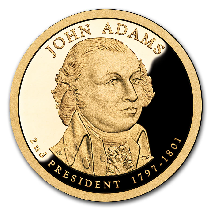 Buy 2007-S John Adams Presidential Dollar Proof - Click Image to Close