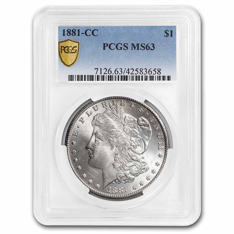 Buy 1881-CC Morgan Dollar MS-63 PCGS - Click Image to Close