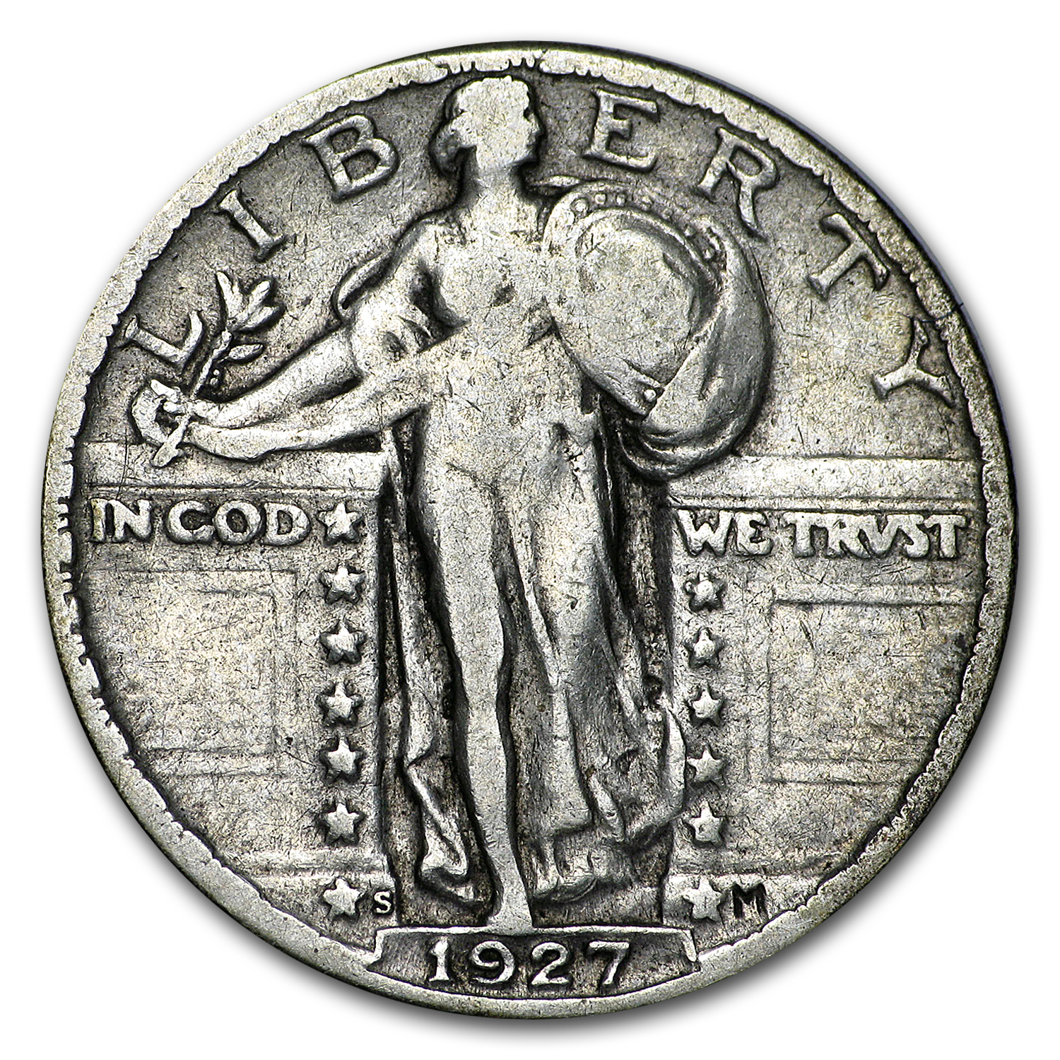 Buy 1927-S Standing Liberty Quarter VF - Click Image to Close
