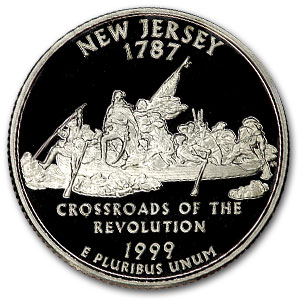 Buy 1999-S New Jersey State Quarter Gem Proof - Click Image to Close