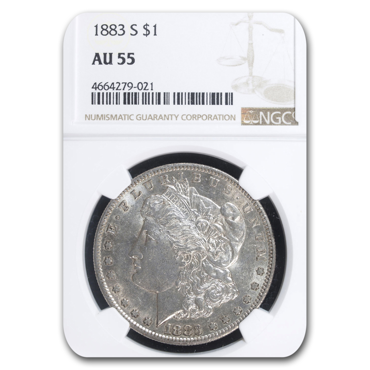 Buy 1883-S Morgan Dollar AU-55 NGC - Click Image to Close