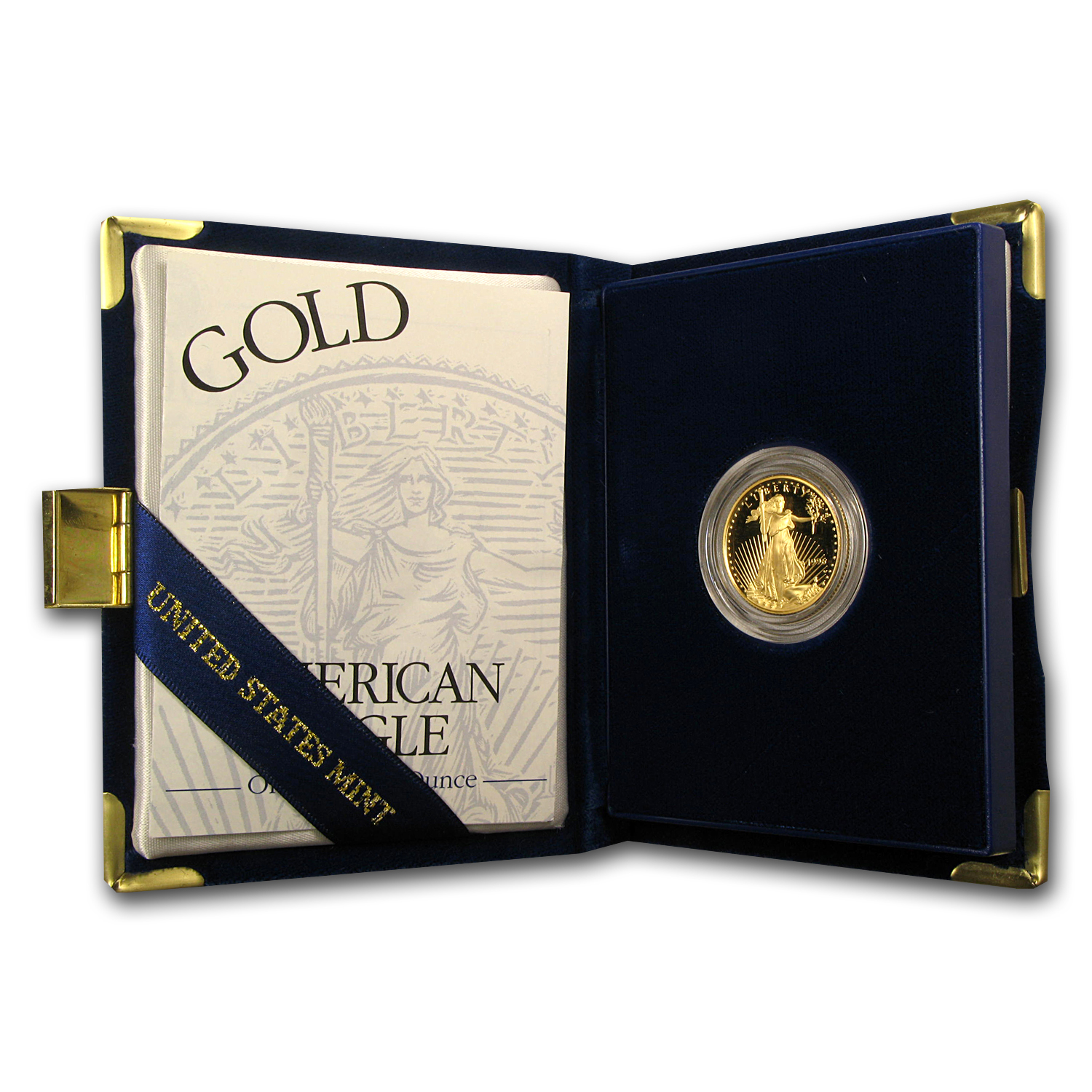 Buy 1996-W 1/4 oz Proof American Gold Eagle (w/Box & COA) - Click Image to Close