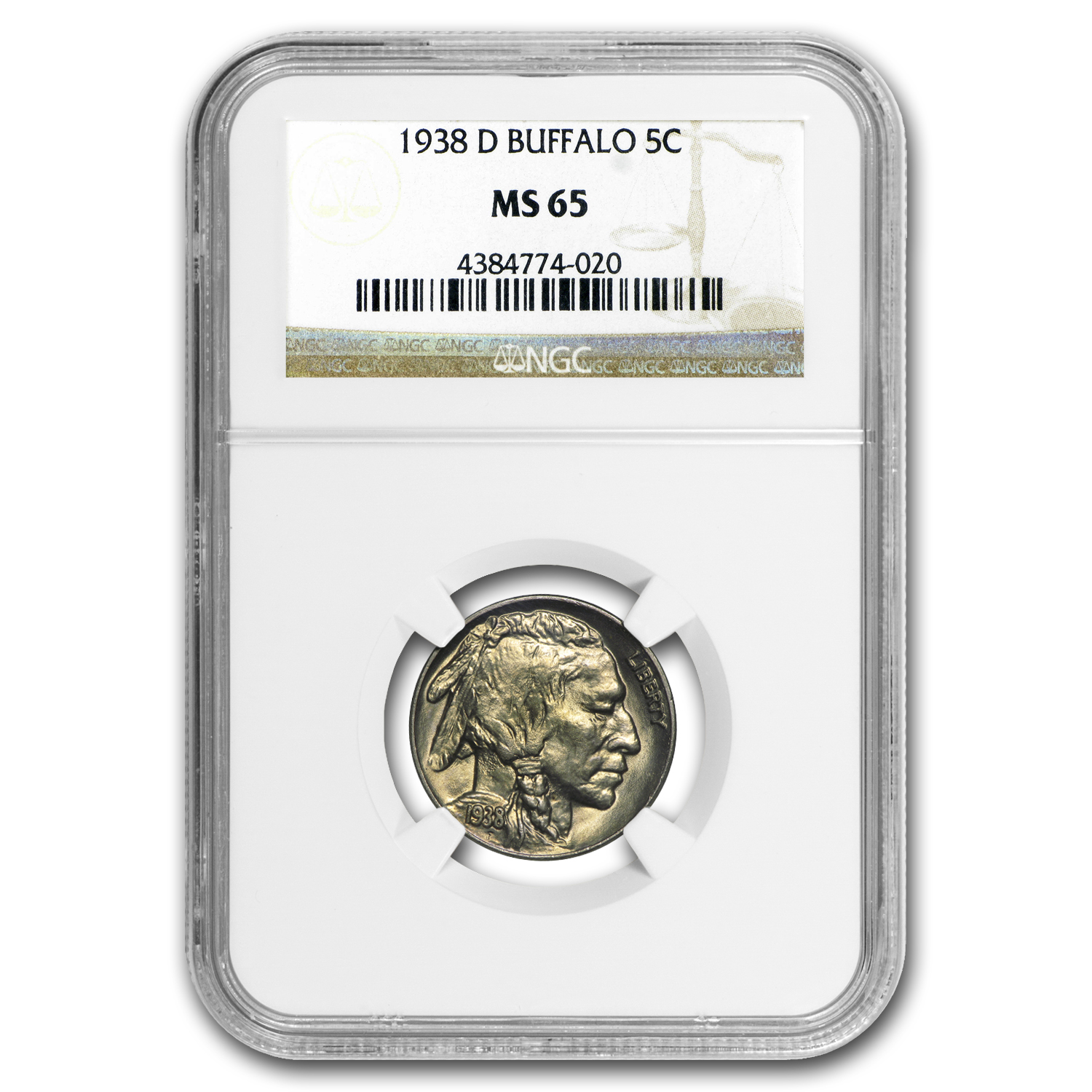 Buy 1938-D Buffalo Nickel MS-65 NGC