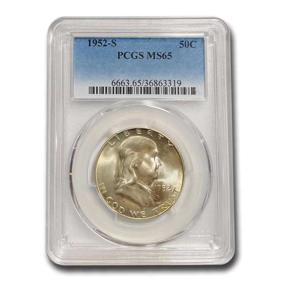 Buy 1952-S Franklin Half Dollar MS-65 PCGS - Click Image to Close