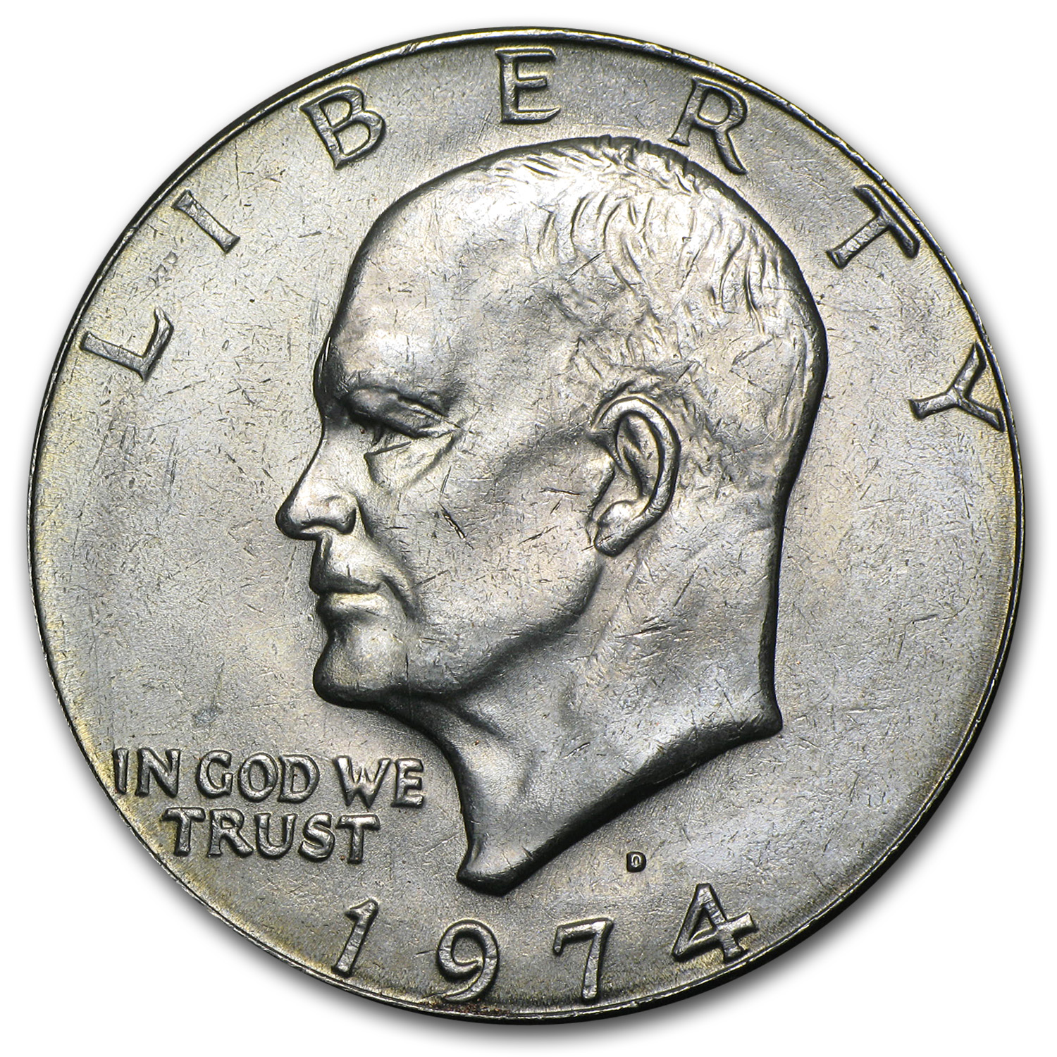 Buy 1974-D Clad Eisenhower Dollar BU - Click Image to Close