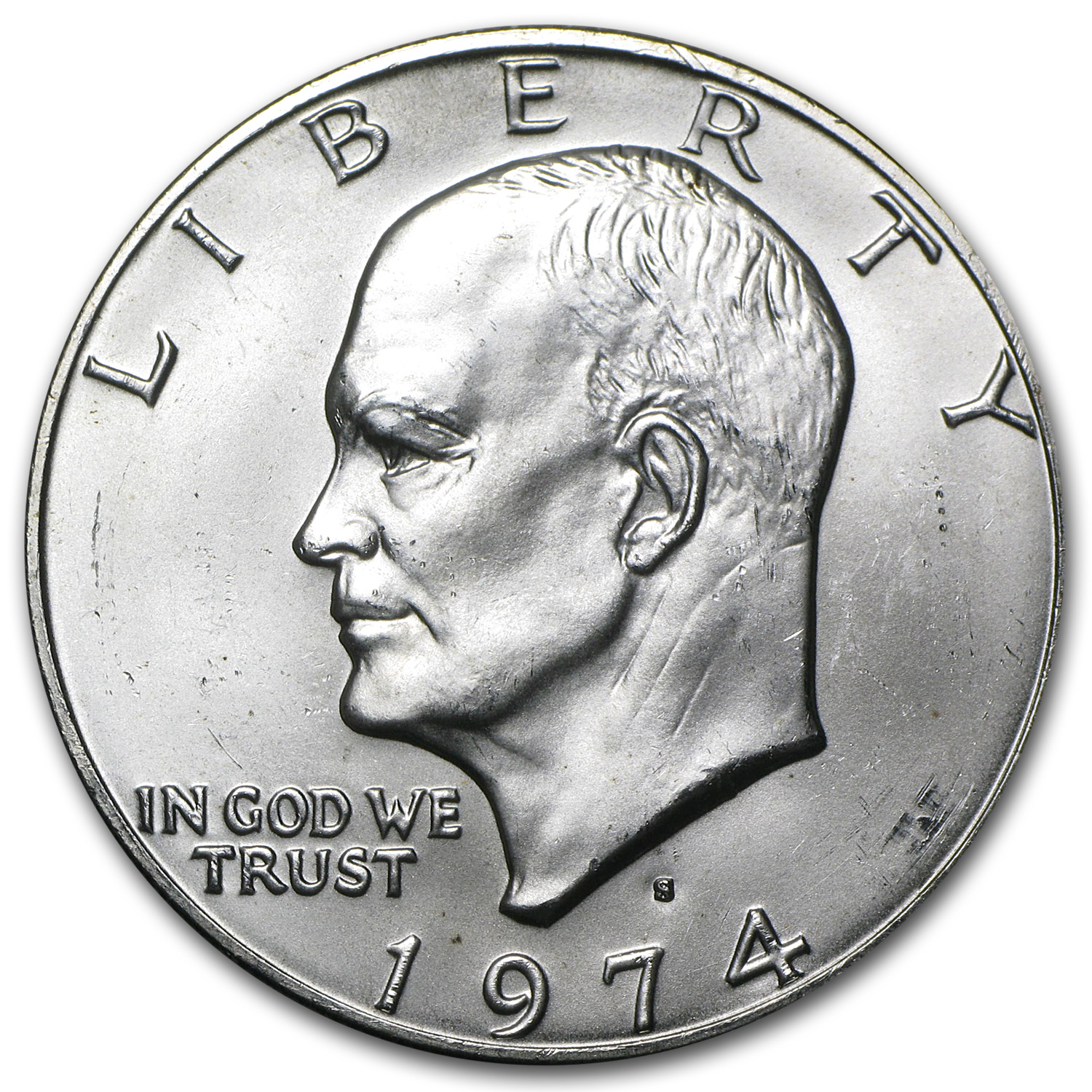Buy 1974-S 40% Silver Eisenhower Dollar BU - Click Image to Close