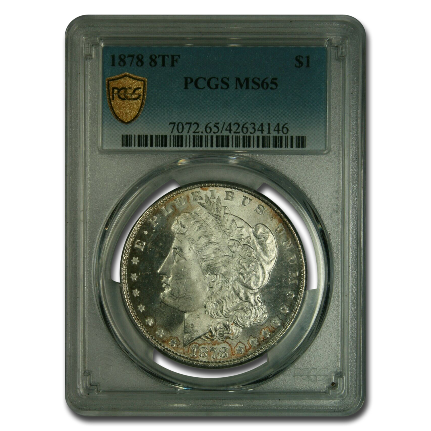 Buy 1878 Morgan Dollar 8 TF MS-65 PCGS - Click Image to Close