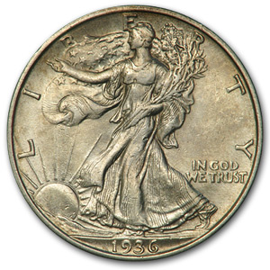 Buy 1936-D Walking Liberty Half Dollar AU