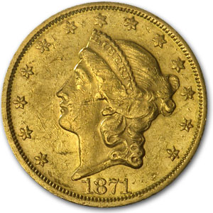 Buy 1871-S $20 Liberty Gold Double Eagle AU - Click Image to Close