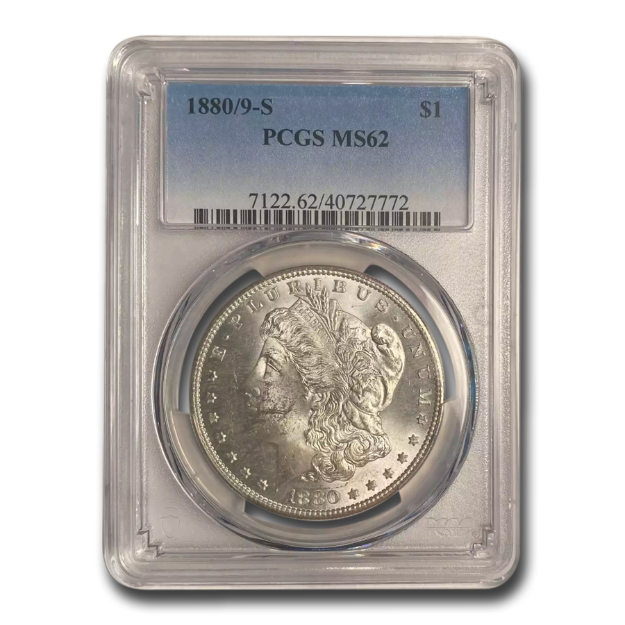 Buy 1880/79-S Morgan Dollar MS-62 PCGS (80/79 Overdate, Top-100) - Click Image to Close