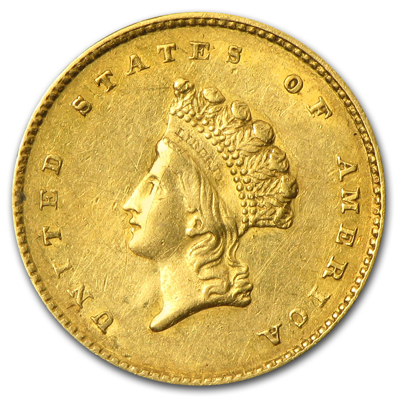 Buy $1 Indian Head Gold Dollar Type 2 XF (Random Year) - Click Image to Close