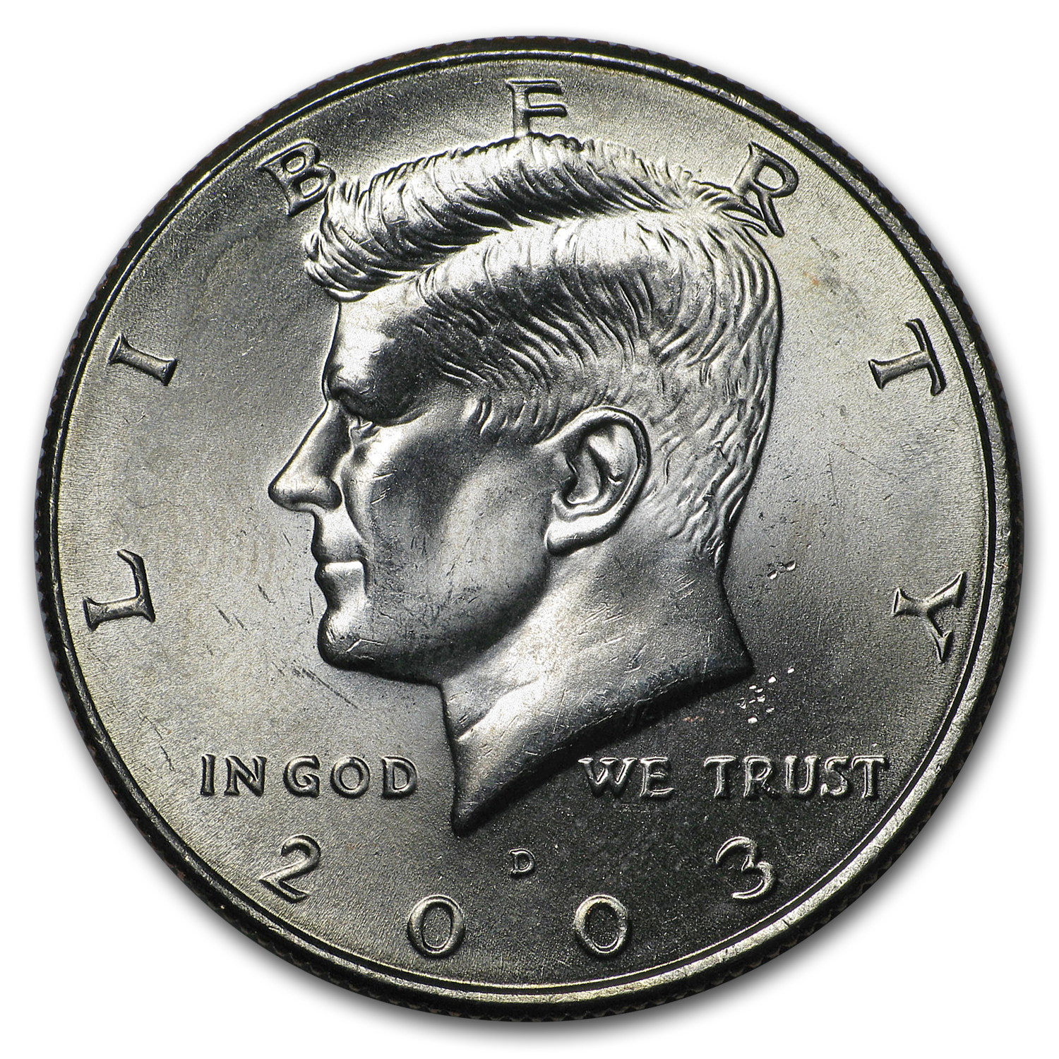 Buy 2003-D Kennedy Half Dollar BU - Click Image to Close