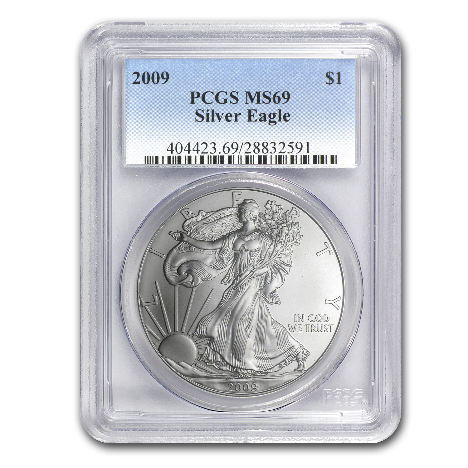 Buy 2009 American Silver Eagle MS-69 PCGS - Click Image to Close