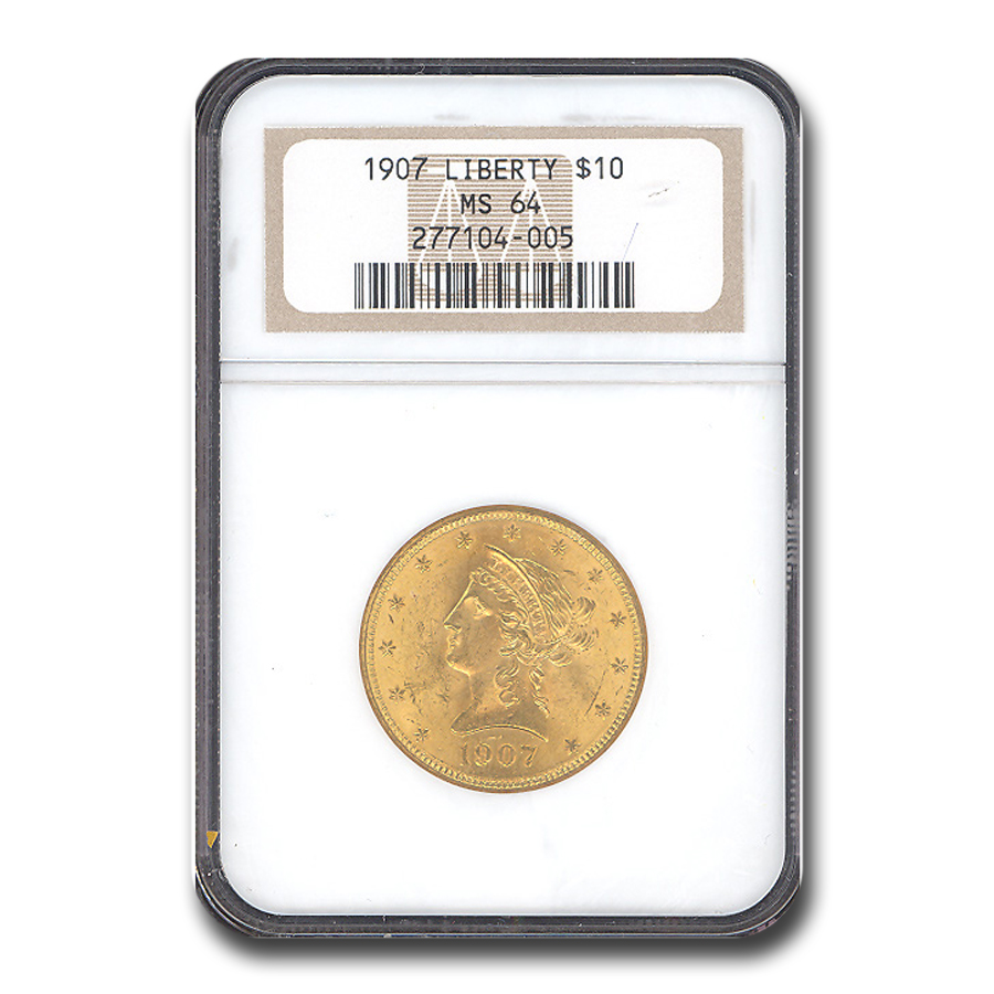 Buy 1907 $10 Liberty Gold Eagle MS-64 NGC - Click Image to Close