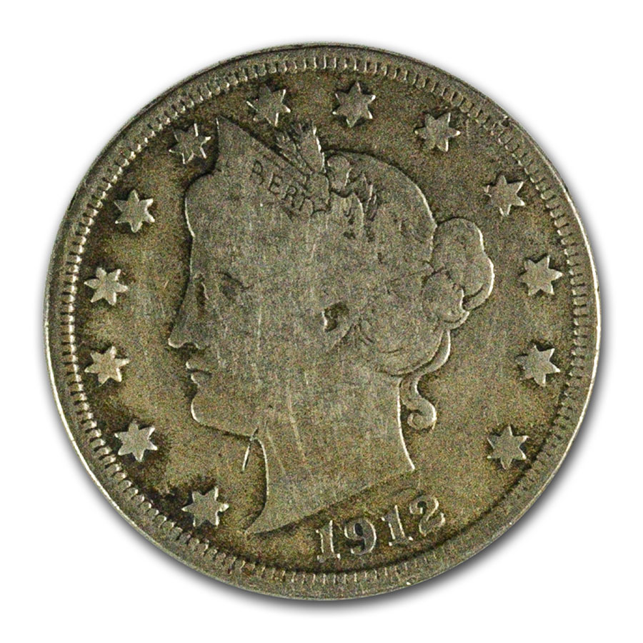 Buy 1912-D Liberty Head V Nickel Fine