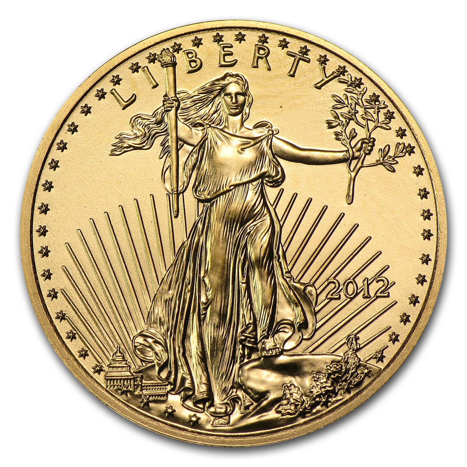 Buy 2012 1/4 oz American Gold Eagle BU - Click Image to Close