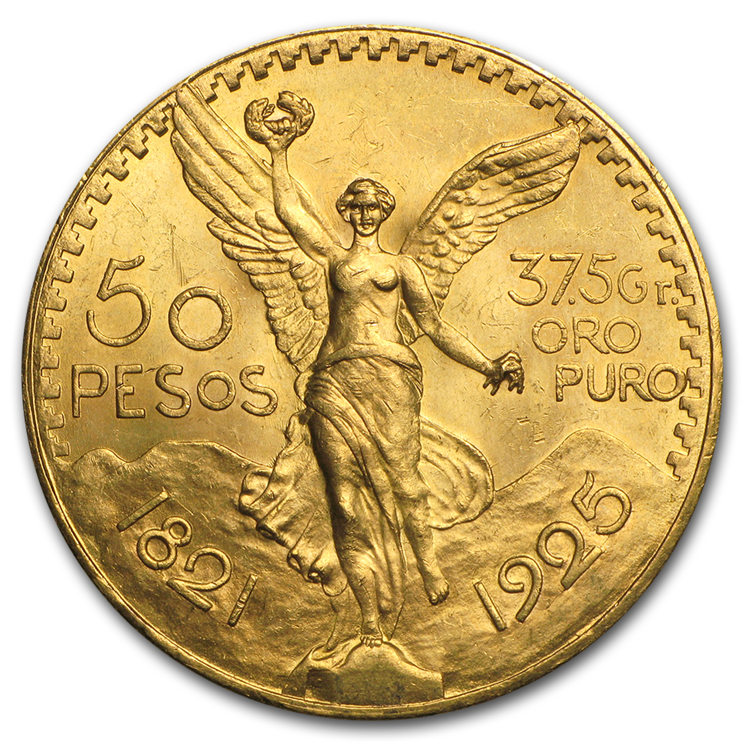 Buy 1925 Mexico Gold 50 Pesos BU - Click Image to Close