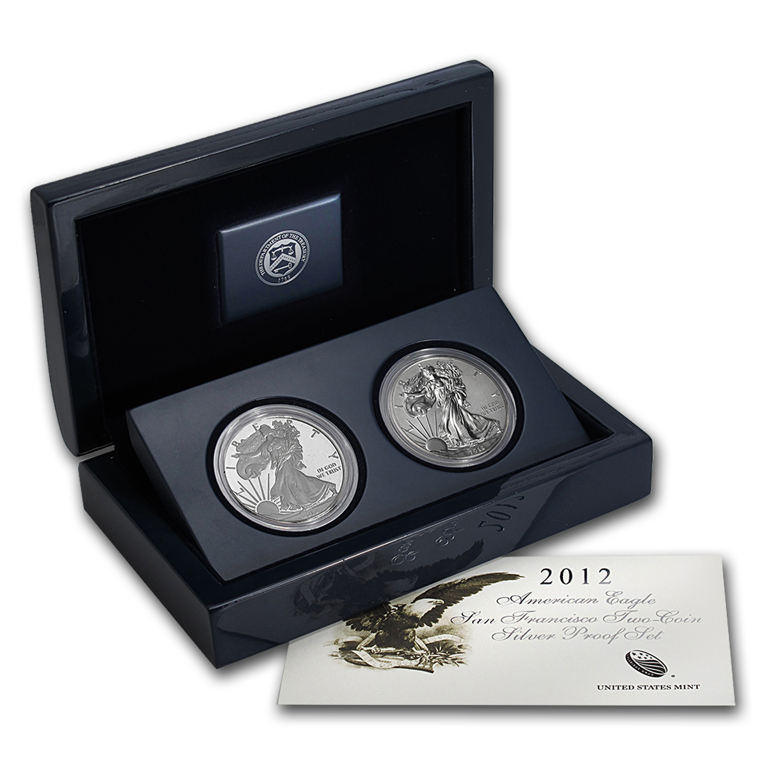 Buy 2012-S 2-Coin American Silver Eagle Set (75th Anniv) - Click Image to Close