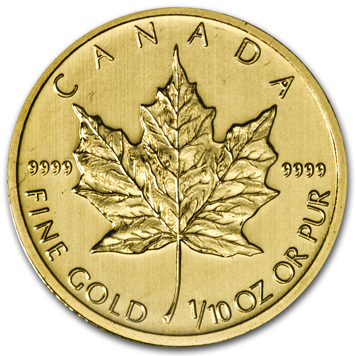 Buy 2013 Canada 1/10 oz Gold Maple Leaf BU - Click Image to Close