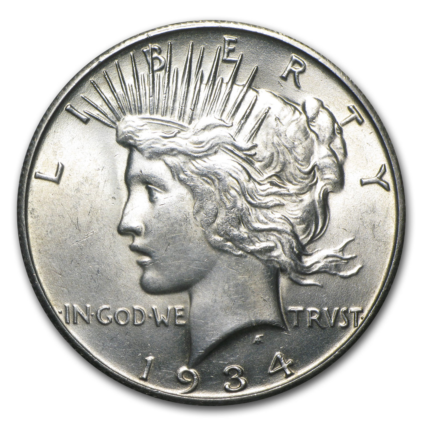 Buy 1934-S Peace Dollar BU - Click Image to Close
