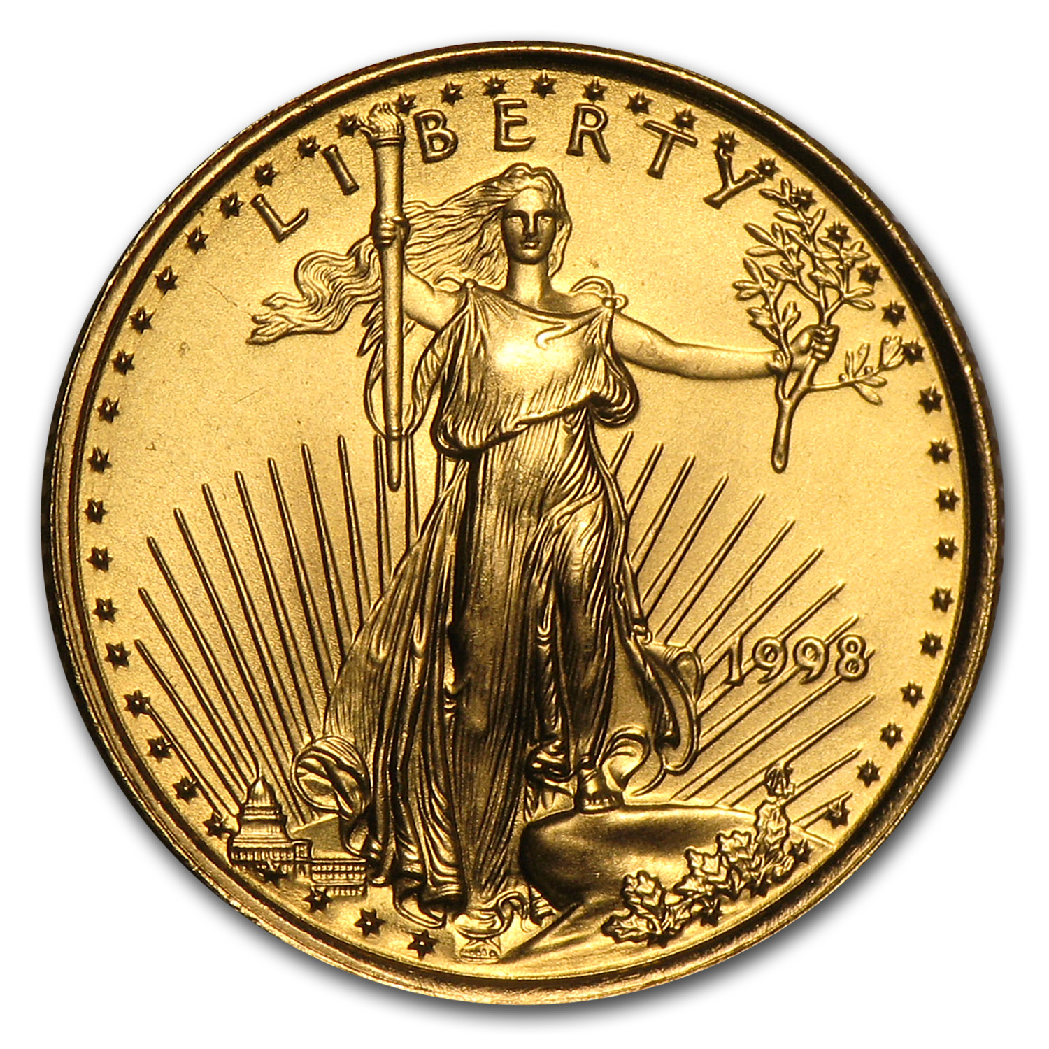 Buy 1998 1/10 oz American Gold Eagle BU - Click Image to Close