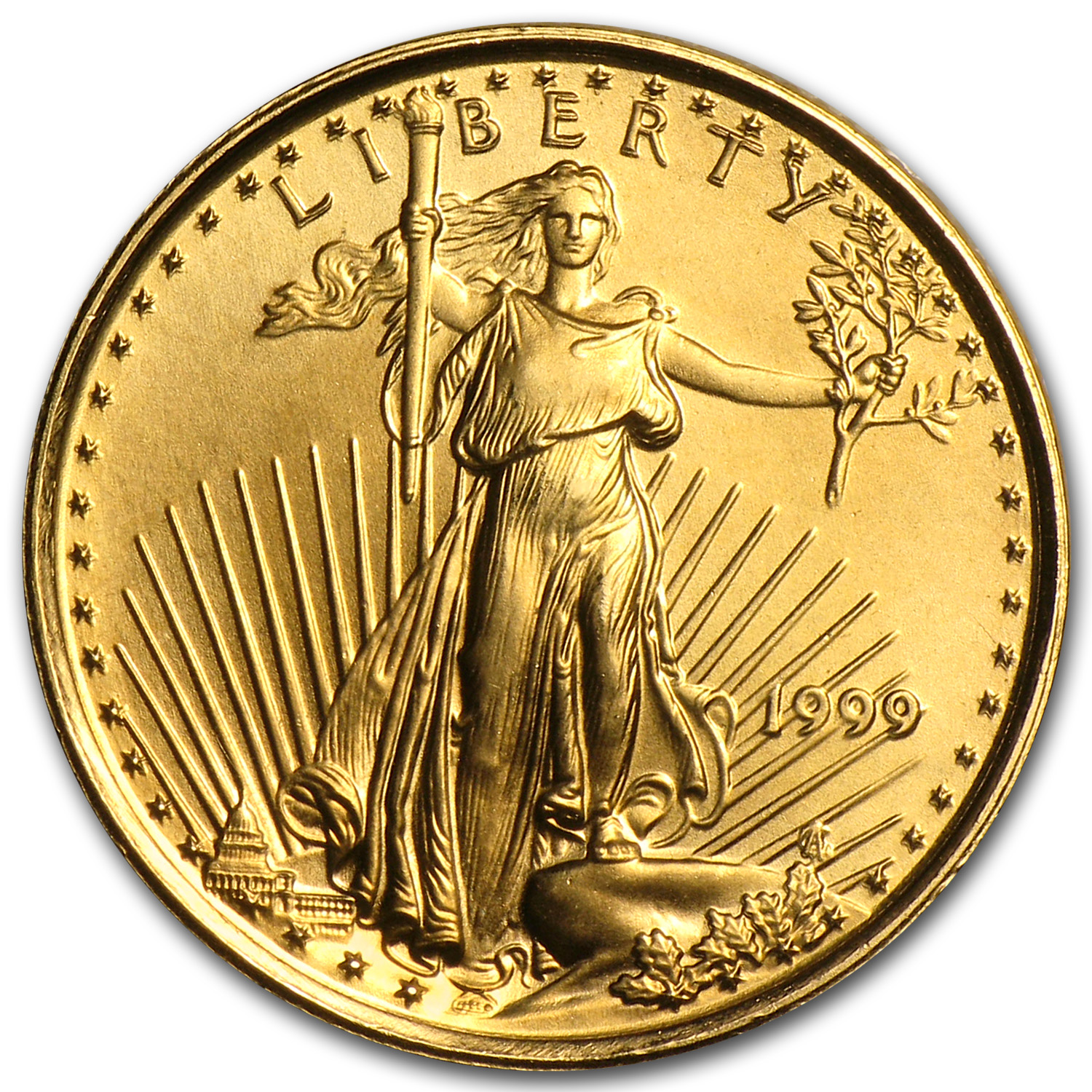 Buy 1999 1/10 oz American Gold Eagle BU - Click Image to Close