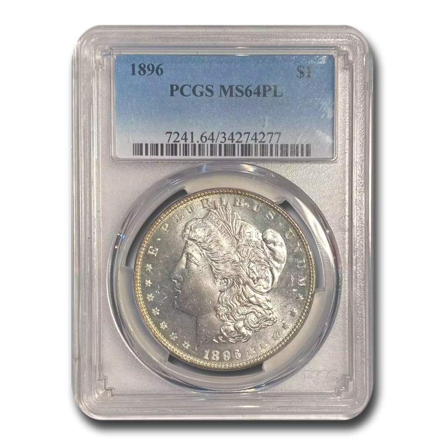 Buy 1896 Morgan Dollar MS-64 PL PCGS - Click Image to Close