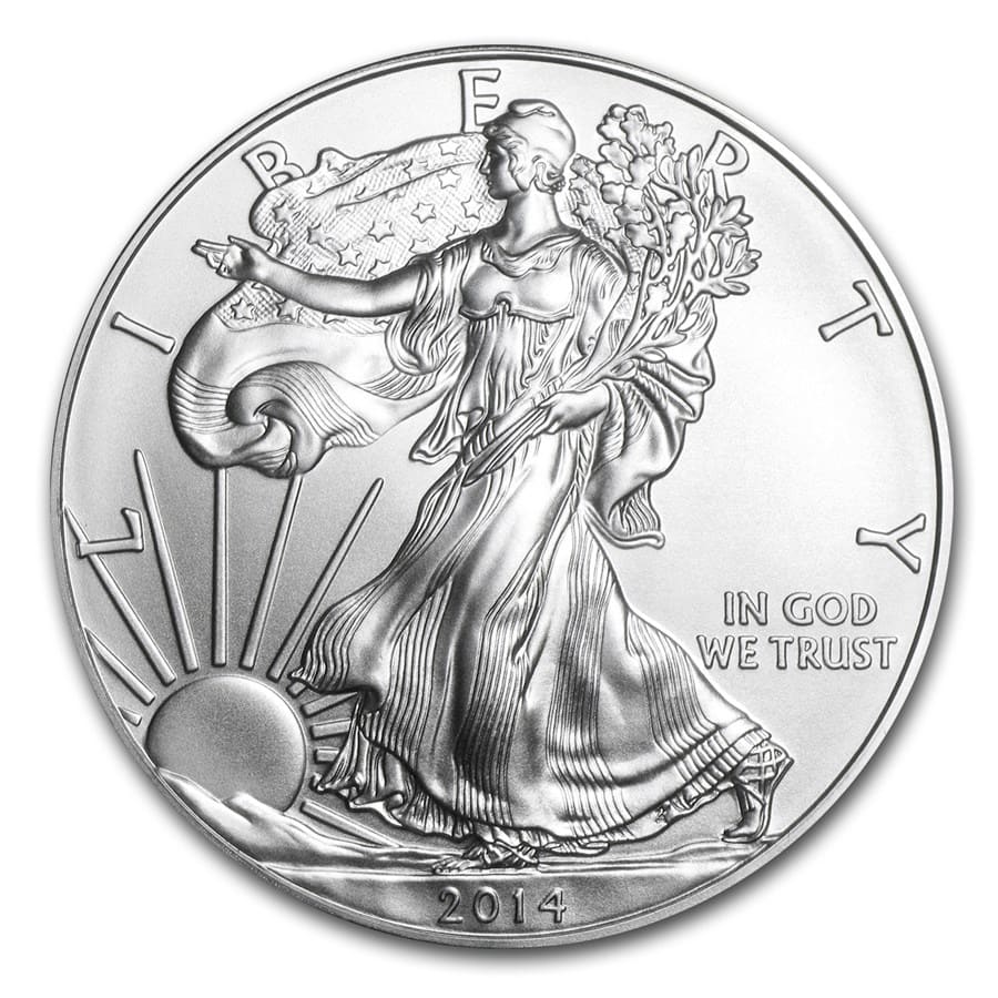 Buy 2014 1 oz American Silver Eagle BU - Click Image to Close