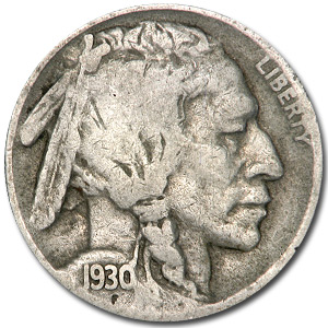 Buy 1930-S Buffalo Nickel Good/VG - Click Image to Close